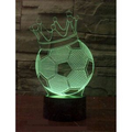3D Soccer Crown LED Light